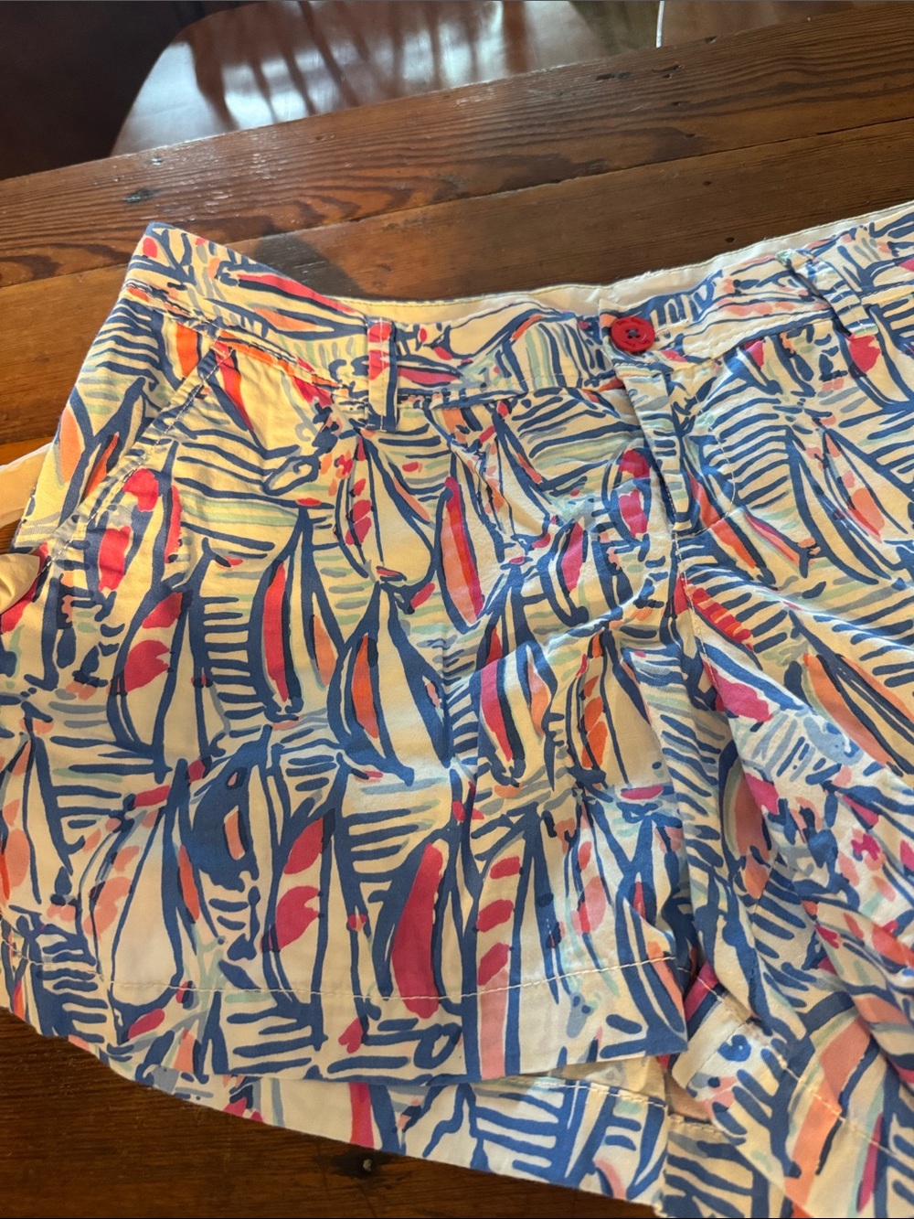 Lilly Pulitzer Multicolor Printed Cotton Shorts - Picture 2 of 5